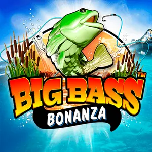 Big Bass Bonanza från Pragmatic Play, en fiskeslot där en fiskare samlar pengavärden från fiskar på fem hjul