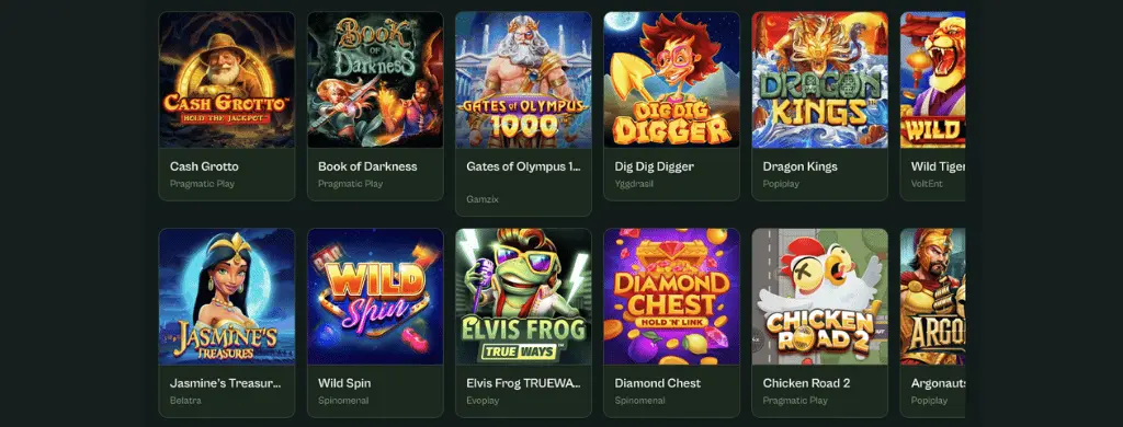 Banner for Spinzen slots